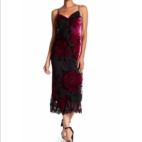 trina turk velvet dress